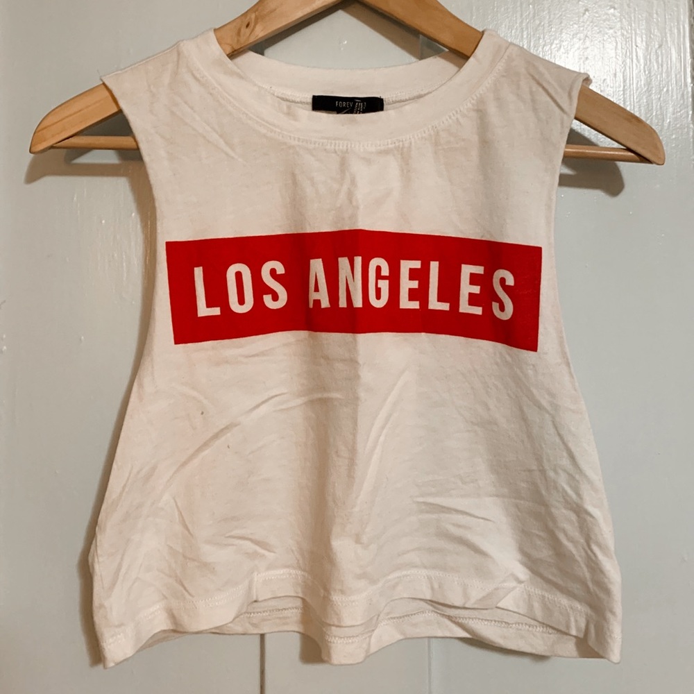 Forever 21 Women’s “Los Angeles” Crop Top